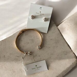Kate Spade Rose Gold Crystal Earrings